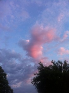 cotton candy clouds